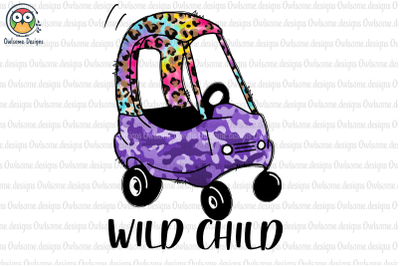 Wild Child Sublimation Design