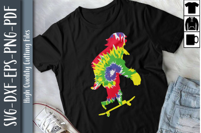 Funny Design For Hippie Bigfoot Tie Dye