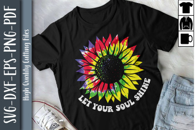 Funny Design For Hippies Sunflowers