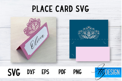Wedding Place Card SVG | Lace Place SVG Card | Wedding SVG