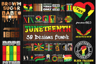 Juneteenth Bundle SVG 30 designs