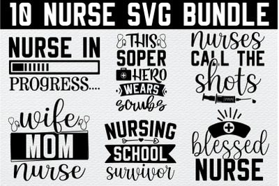Nurse svg bundle