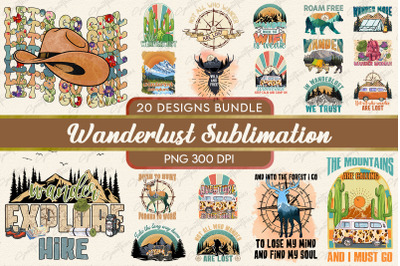 Wanderlust Sublimation Bundle