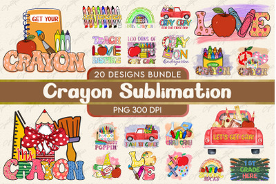 Crayon Sublimation Bundle