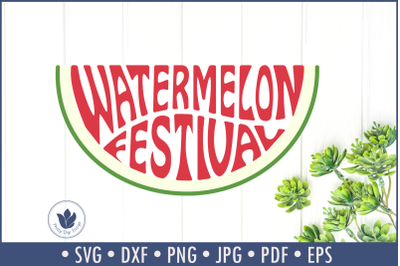 Watermelon festival SVG cut file
