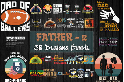 Father 2 Bundle SVG 30 designs