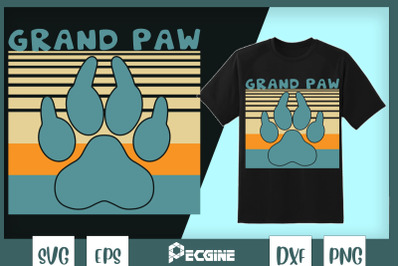 Grandpaw Dog Grandpa Men Dad Father