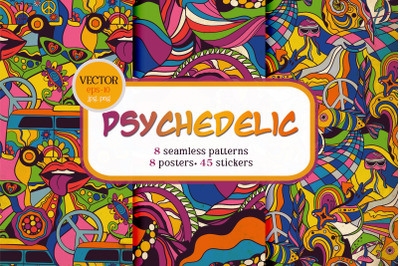 Psychedelic Vector Patterns
