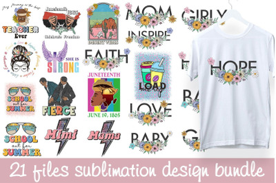 Trending Shirt Design Bundle Sublimation File Gift For Lover And Back