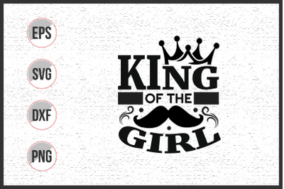 King of the girl svg