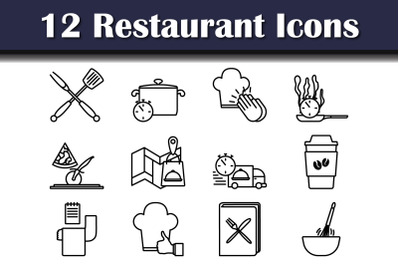 Restaurant Icon Set