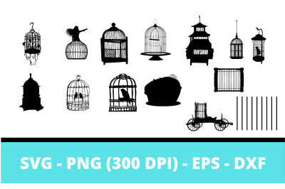 15 Vector Images of Cages
