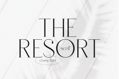 The Resort - Classy Serif Font