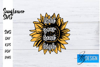 Sunflower SVG | Sunflower Quotes SVG | Sunflower Design