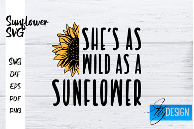 Sunflower SVG | Sunflower Quotes SVG | Sunflower Design