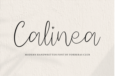 Calinea | Modern Handwritten Font