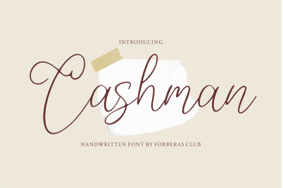 Cashman | Handwritten Font