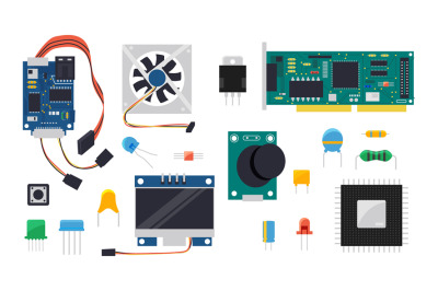 DIY controller. Electric and mechanical components for microcontroller