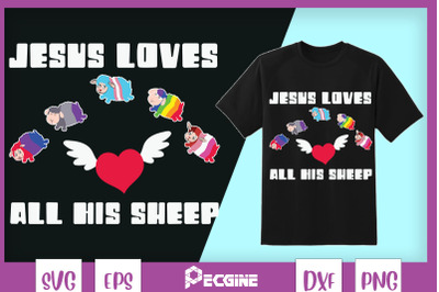 Jesus Loves All His Sheep LGBT