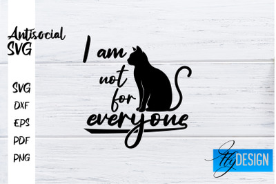 Antisocial SVG | Antisocial Quotes SVG | Sarcastic SVG Design