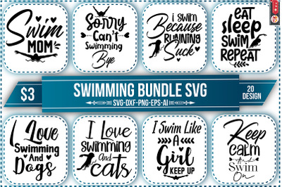 Swimming Bundle SVG
