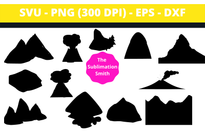 30+ Mountain Silhouettes and Cut Files