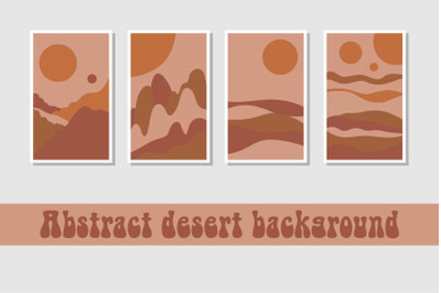 Instagram Story template, Abstract Modern Background, Desert
