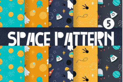Space vector seamless patterns
