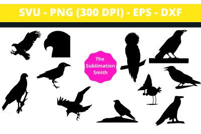 20+ Silhouettes and Cut Files of Pigeons