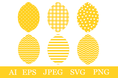 Lemon ornament. Lemon sublimation. Lemon SVG. Lemon clipart