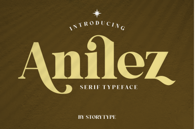 Anilez Typeface