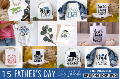 Father&amp;&23;039;s Day SVG Bundle  Dad Quotes Bundle SVG