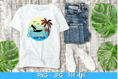 Summer Surf Club Sublimation