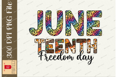 Juneteenth Freedom Day PNG Sublimation