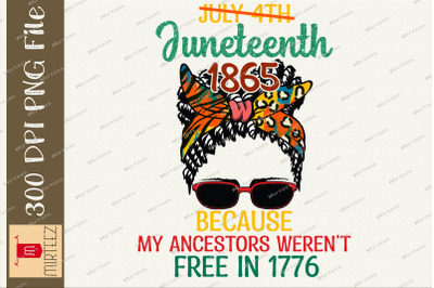 Juneteenth Black Women Sublimation