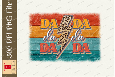 Dada Retro Vintage Father Sublimation