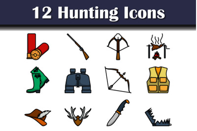 Hunting Icon Set