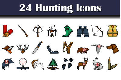 Hunting Icon Set