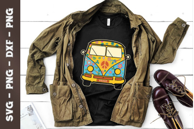 Surf Camping Bus Model Love Peace Hippie