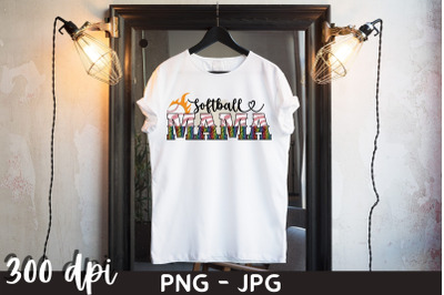 Softball Mama Sublimation