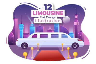 12 Limousine Car Design Illustration