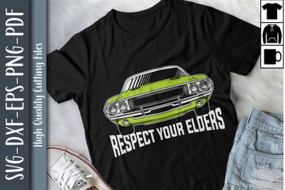 Retro Design Respect Your Elders