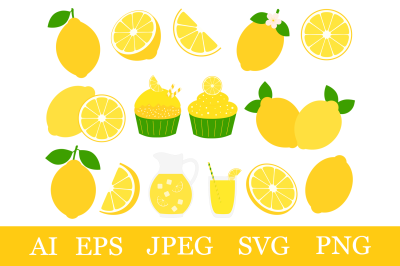 Lemon clipart. Lemon SVG. Lemon sublimation. Lemon graphic