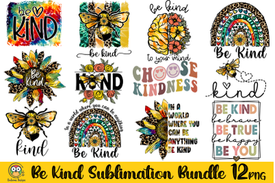 Be kind sublimation bundle