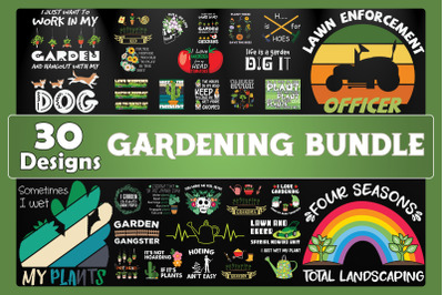 Gardening Bundle SVG 30 designs
