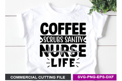 Nurse SVG T shirt Design Template