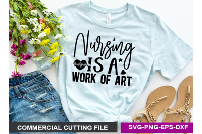 Nurse SVG T shirt Design Template