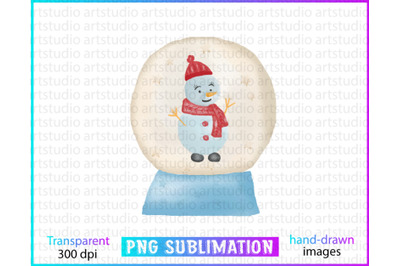 watercolor globe sublimation digital design png