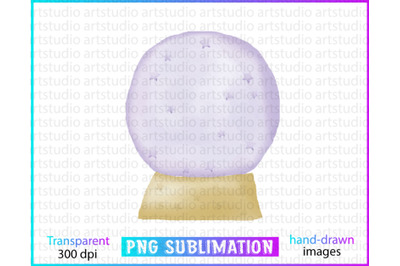watercolor globe sublimation digital design