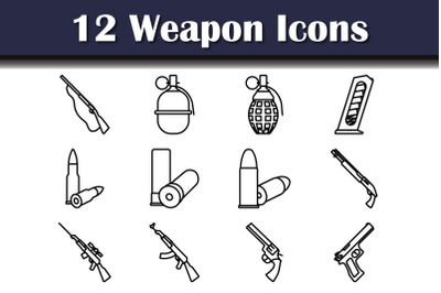 Weapon Icon Set